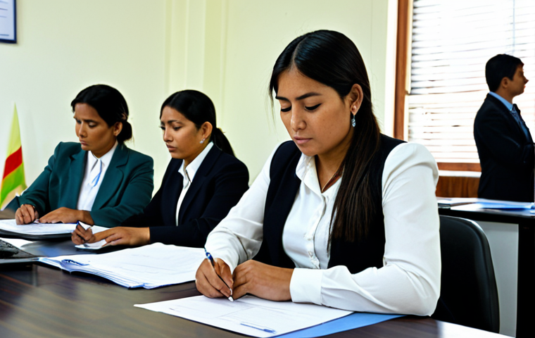 볼리비아에서 사업 시작하기 - Registering a Business in Bolivia**

"A brightly lit office interior in La Paz, Bolivia. A professio...